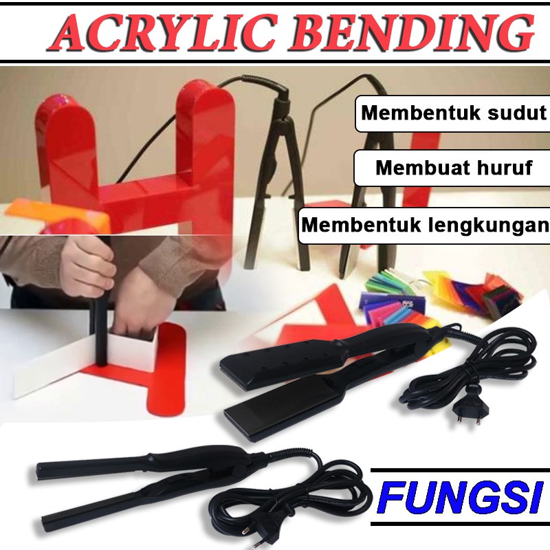 ALAT TEKUK AKRILIK / ALAT BENDING ACRYLIC MODEL CATOK SET 2 PCS