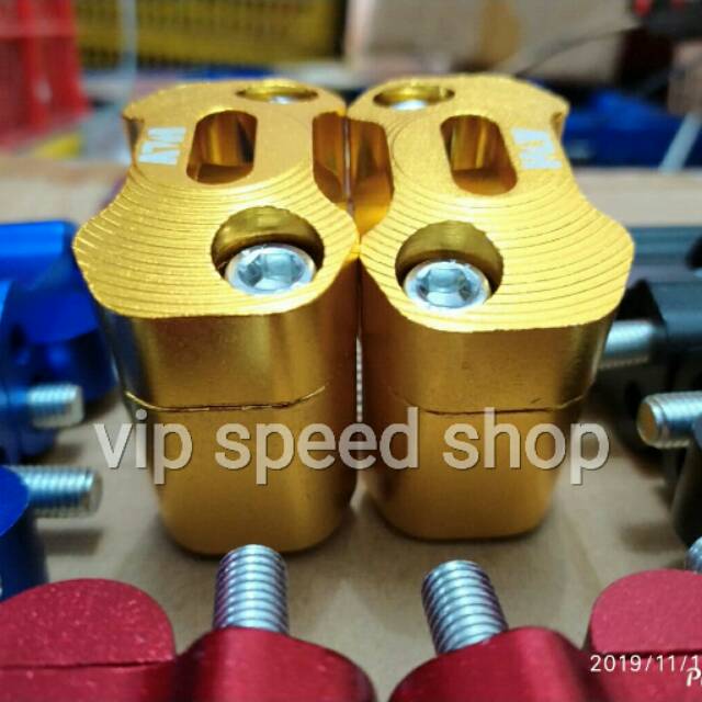 Raiser stang fatbar cnc/ peninggi stang vixion beat street pcx klx rxking scoopy