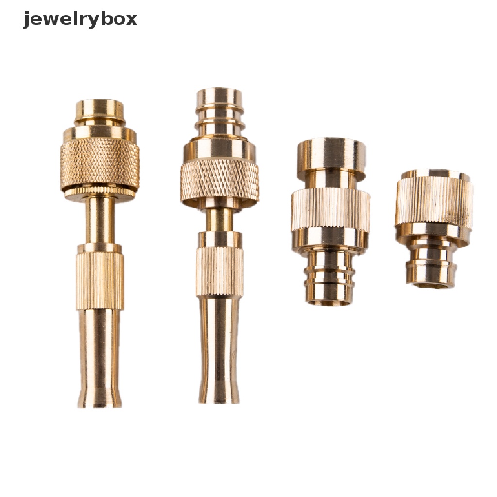 (jewelrybox) Nozzle Selang Air Tekanan Tinggi Bahan Kuningan 1 / 2 3 / 4 &quot;Untuk Taman / Mobil