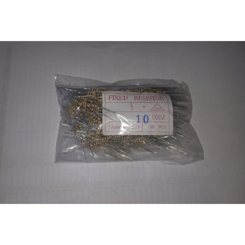 Resistor 1/2watt 10 ohm (10pcs)