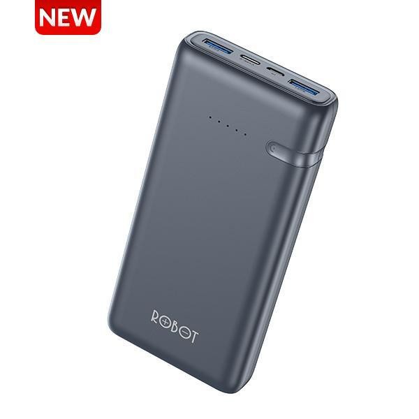 POWERBANK ROBOT RT22 20000mah RT180 10000mah ROBOT PowerBank RT12 10000 mAh Dual Input Output Slim Original Garansi 1 Tahun