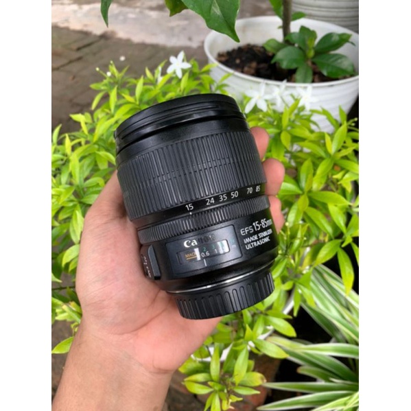 CANON EFS 15-85MM USM 15-85MM WIDE SECOND NORMAL SEMUA UNTUK DSLR LENSA WIDE LENSA LENSA LEBAR DSLR