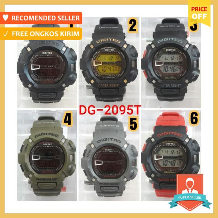 Jam Tangan Digitec 2095 Pria Digital Original