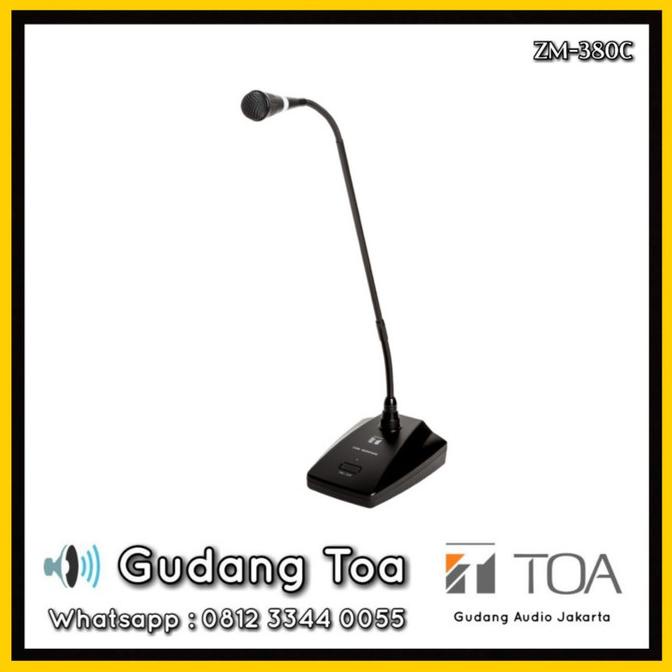 Toa Mic paging, chime microphone mikrofon paging ZM-380C ZM 380 C