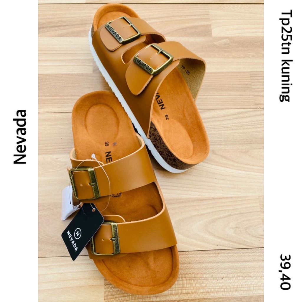 Promo sepatu, sendal, sandal Sandal pria Nevada TP25 Kuning