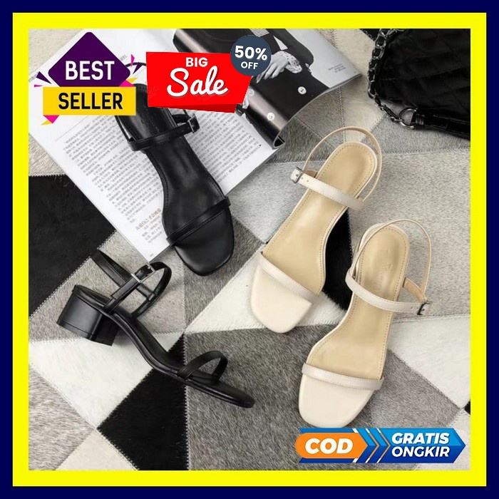 New Sandal Pesta Wanita Lubery Mules Hak Tahu Tumit Platform Sendal Pa Sandal Heels Wanita Pl07