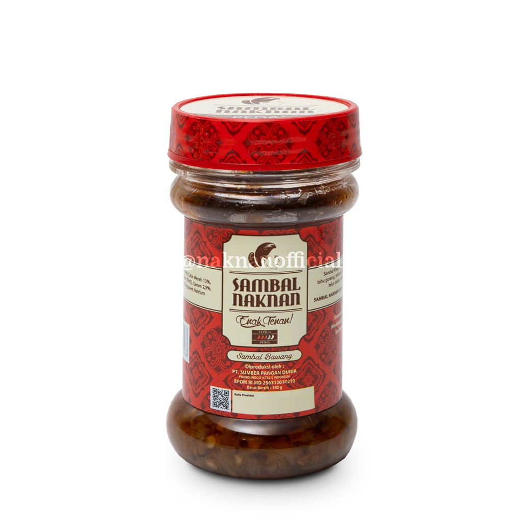 

Sambal Bawang Naknan Level 3 (Pedas) Enak Tenan Original