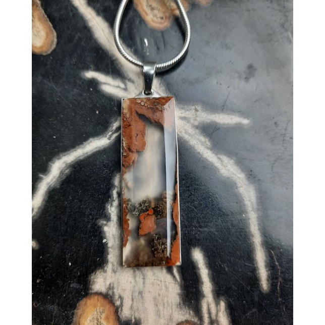 KALUNG LIONTIN MOOS AGATE,KALUNG BATU AKIK