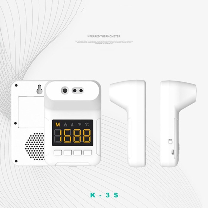 Termometer Dinding K-3S K-3X Ukur Suhu Badan Mandiri K3S K3X