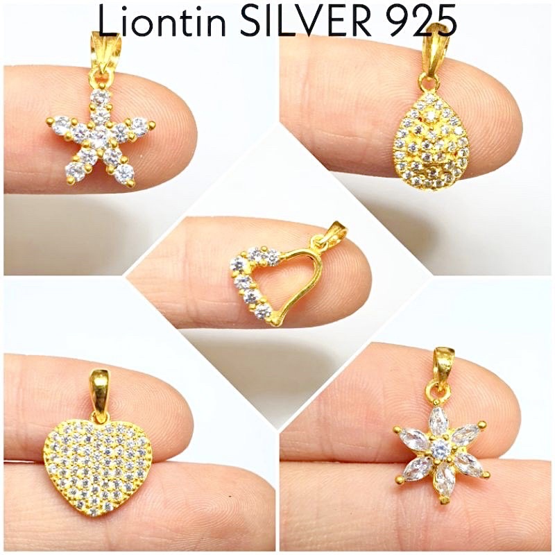 Liontin / Bandul SILVER 925 - Perak Lapis Emas Kuning