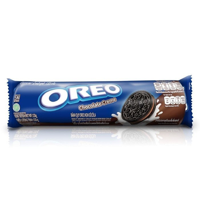 

Oreo Biskuit Krim Cokelat 133 gr