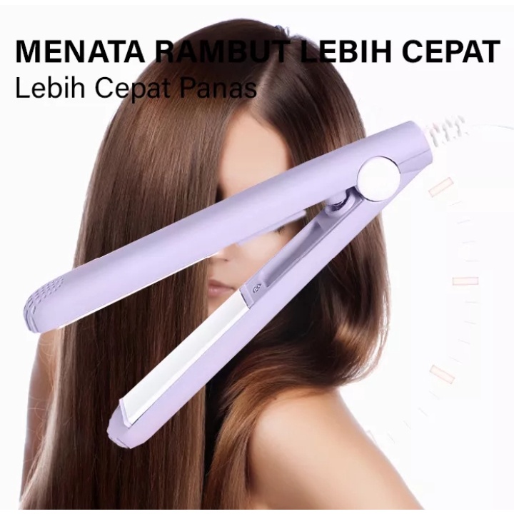 Catokan Rambut Mini 2 in 1 Lurus dan Curly