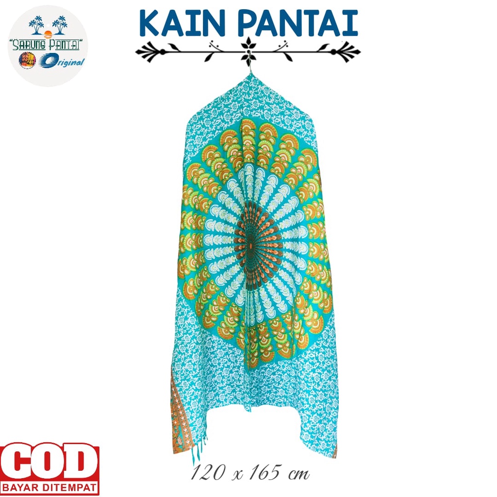 Kain Pantai Motif Mandala - Kain pantai bali - kain bali - sarung pantai - sarung bali - sarung pant