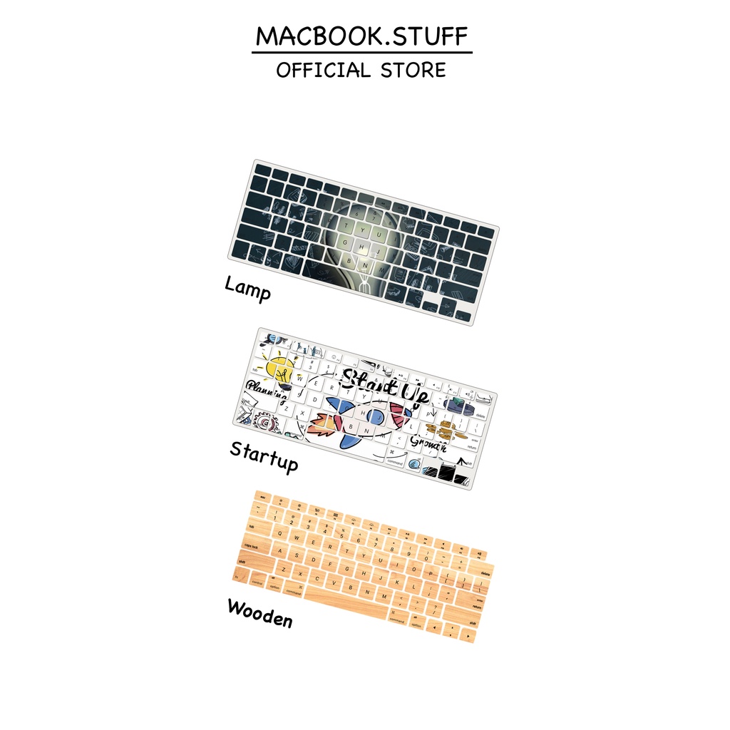 Keyboard PROTECTOR COVER PATTERN LAMP STARTUP FOR MACBOOK NEW AIR PRO M1 RETINA 11 12 13 14 16 inch