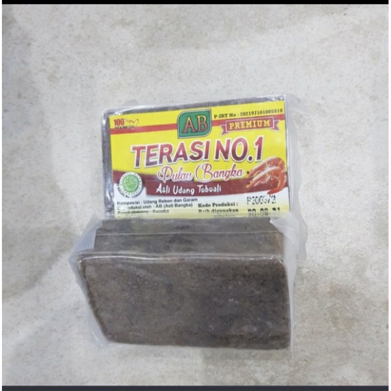 

Terasi udang asli Bangka belacan udang asli Toboali belacan asli Bangka