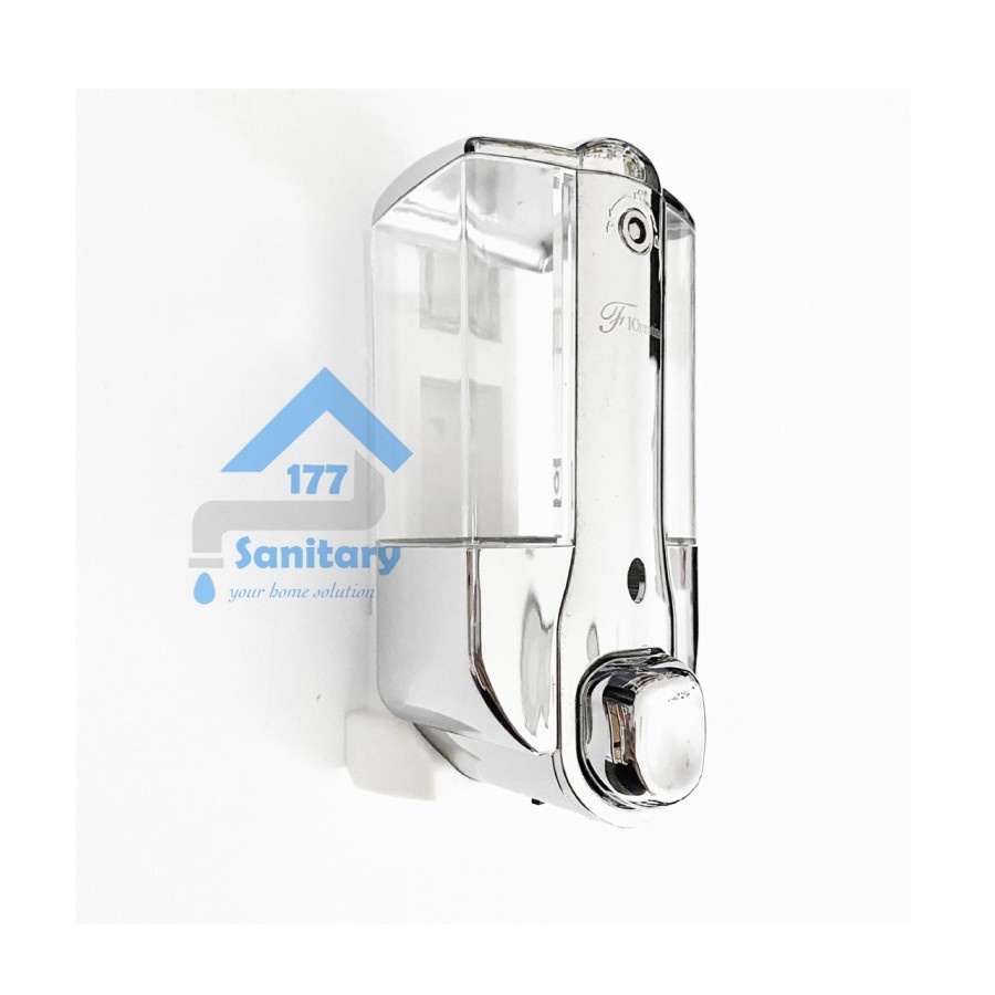 Tempat Sabun Cair Single Minimalis Fio CHROME - Soap Dispenser Sabun sanitizer Shampoo E32
