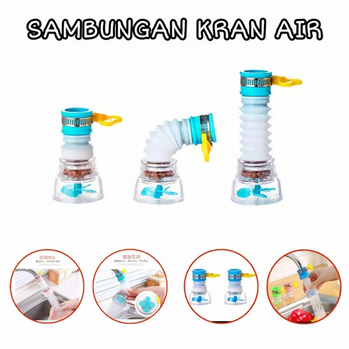 Keran Sambungan Air Flexible 360 Derajat