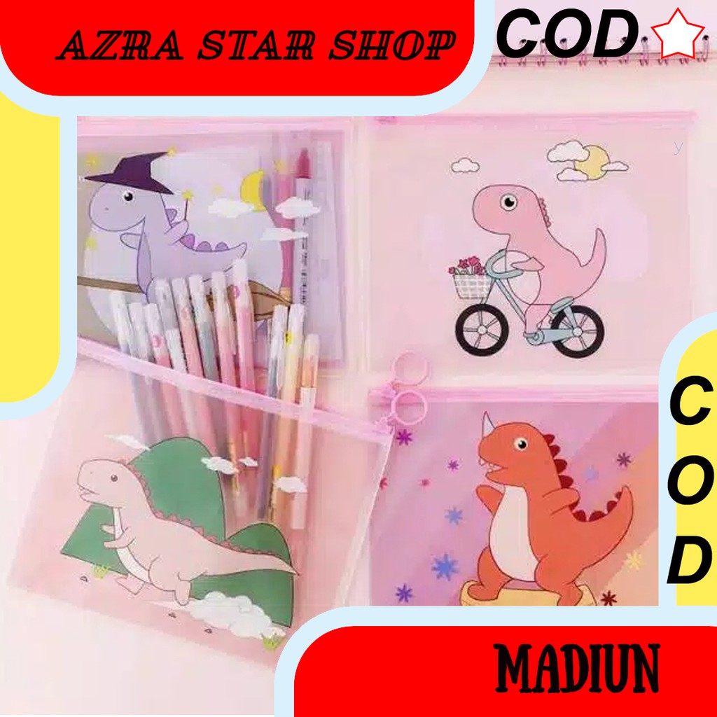 

ZIPPER BAG TRANSPARAN / TEMPAT PENSIL