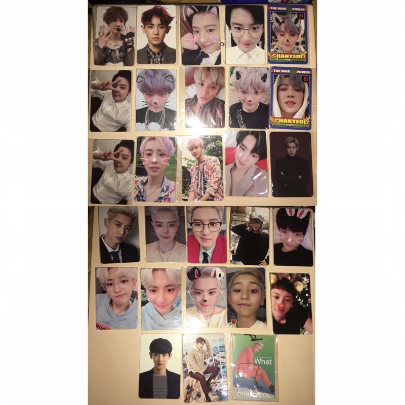 OFFICIAL CHANYEOL PHOTOCARD
