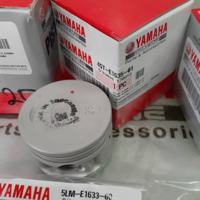 piston seher kit vega crypton oversize 25 original ygp 4ste163000