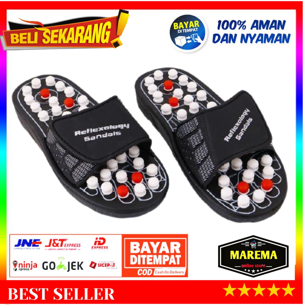 TERLARIS SANDAL  KESEHATAN SANDAL  REFLEKSI SANDAL  KAYU 