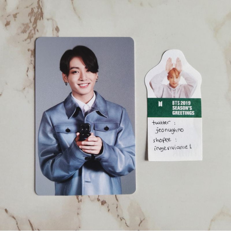 BTS JUNGKOOK SAMSUNG BUDS NEW LAMARAN PHOTOCARD