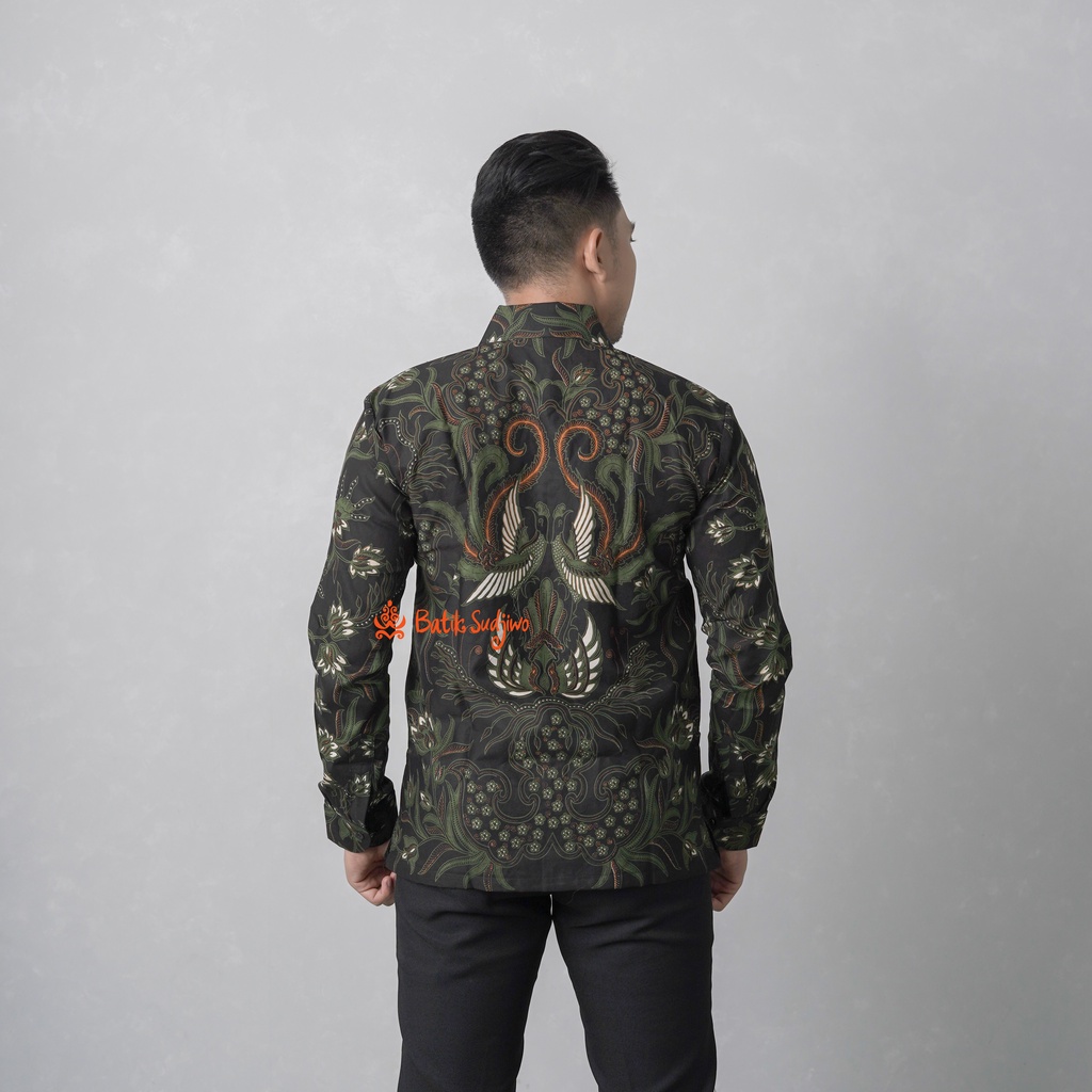 Atasan Kemeja Batik Pria Slimfit 1033