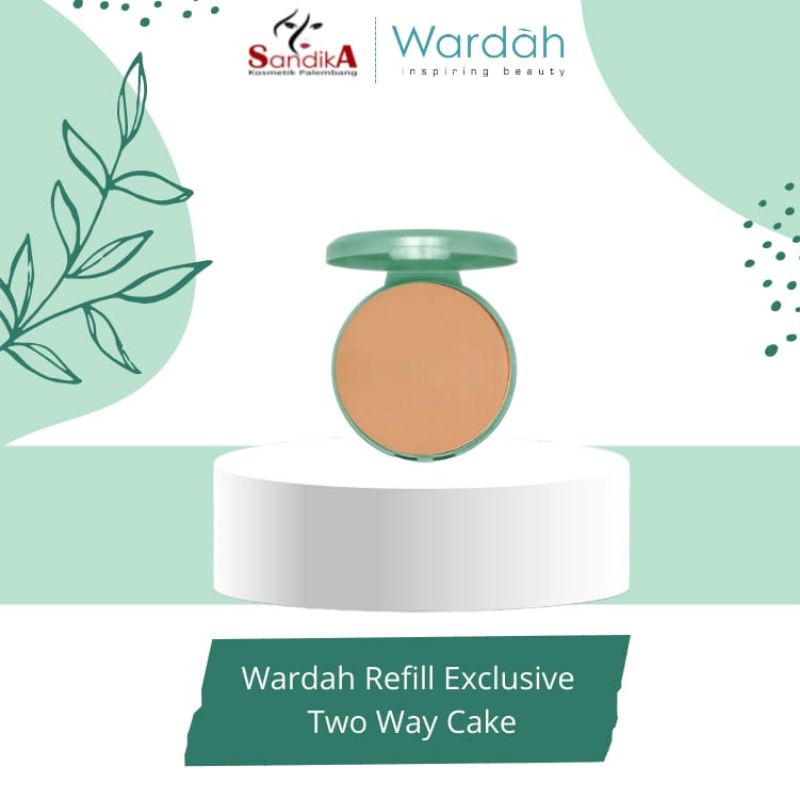 Wardah Exclusive Two Way Cake Refill | Wardah Two Way Cake||Bedak Wardah|