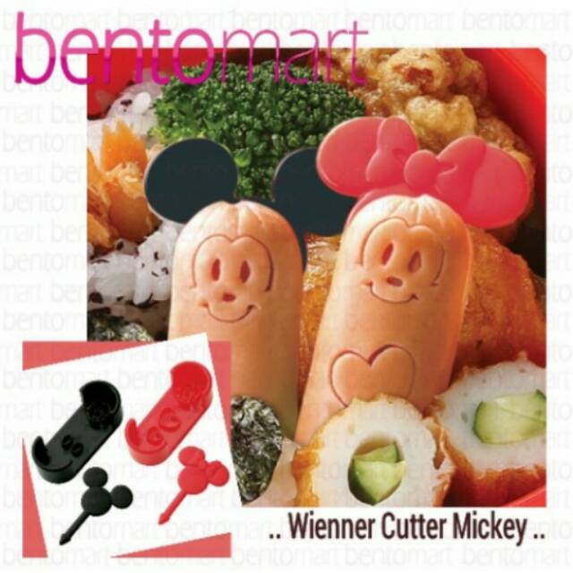 

- Wiener Cutter Mickey Mouse - Sausage Cutter - Bento Aksesoris untuk Sosis