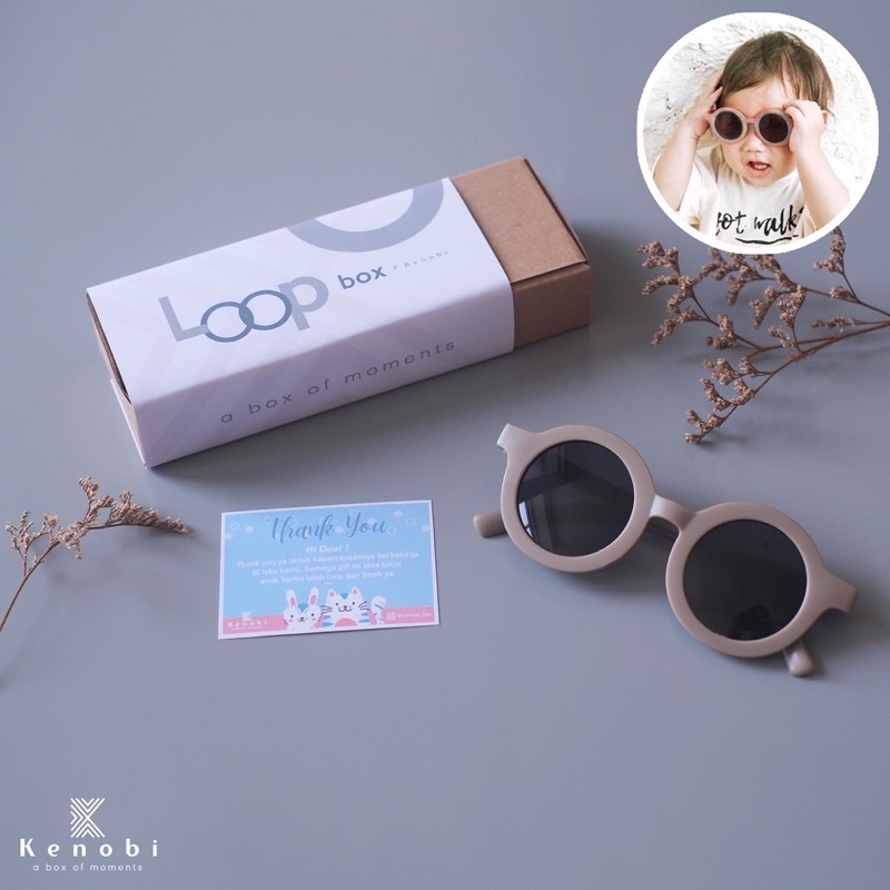 Loop Box || Kacamata Bayi Anti UV / Baby Sunglasses