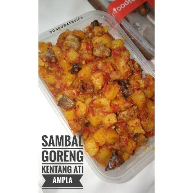 

Sambel goreng kentang ati ampela ayam