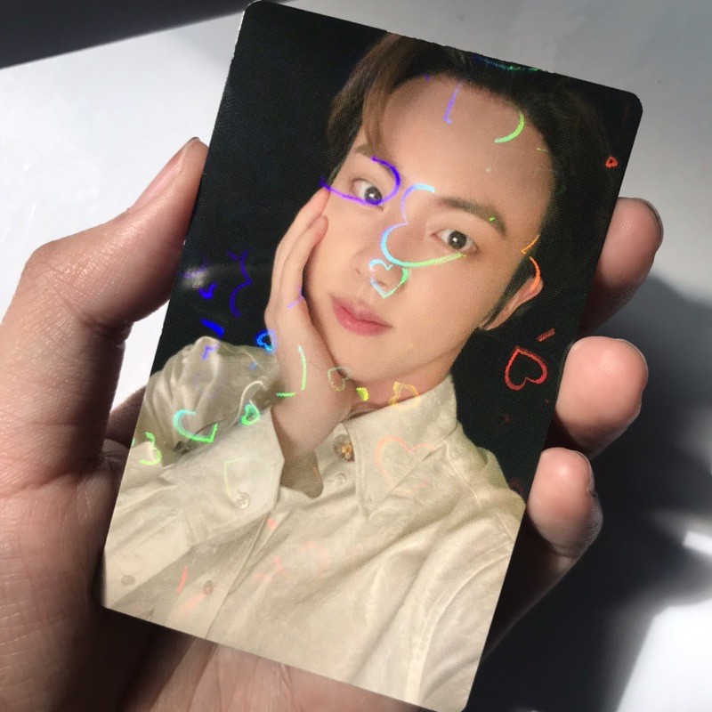 Photocard Only BE Deluxe Lucky Draw Japan FC Jin BTS