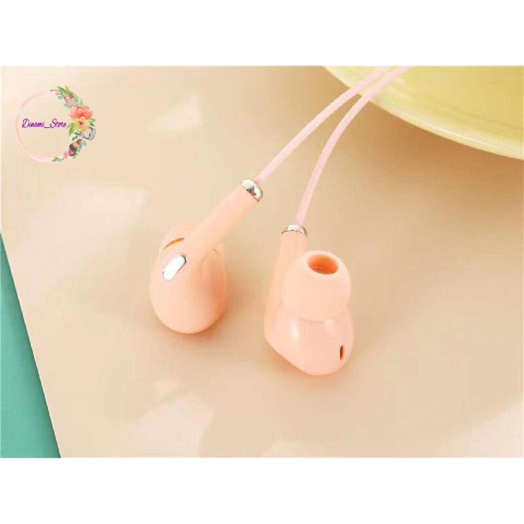 BM024 HEADSET HANDSFREE Hf earphone U28 MACARON MATE COLOR HIFI EXTRA BASS DST1950