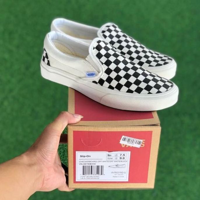 Sepatu Slipon Vans Catur Slipon Pria Wanita Grade Original Murah - catur