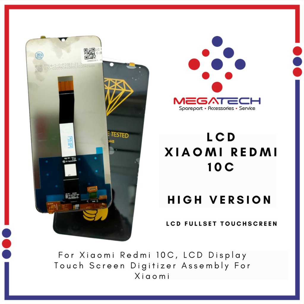 LCD Xiaomi Redmi 10C Fullset Touchscreen