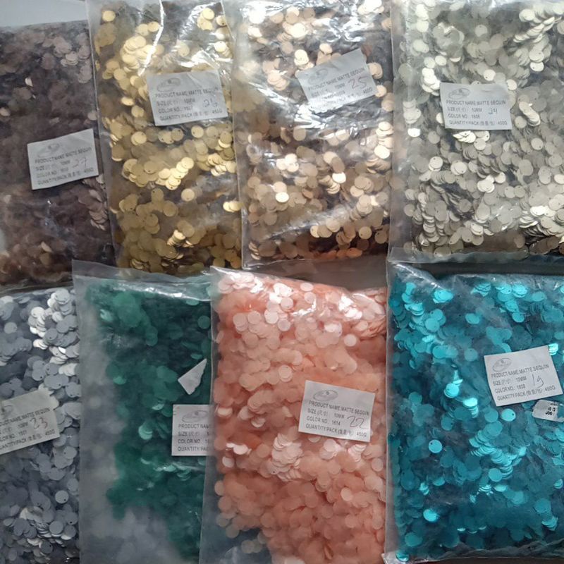 GROSIR 450 gram Sequin payet ramborci ukuran 10mm payet dollar {suzzi.craft}