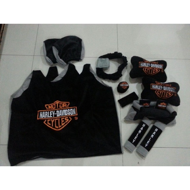 Bantal Mobil 8 in 1 Exclusive Harley Davidson