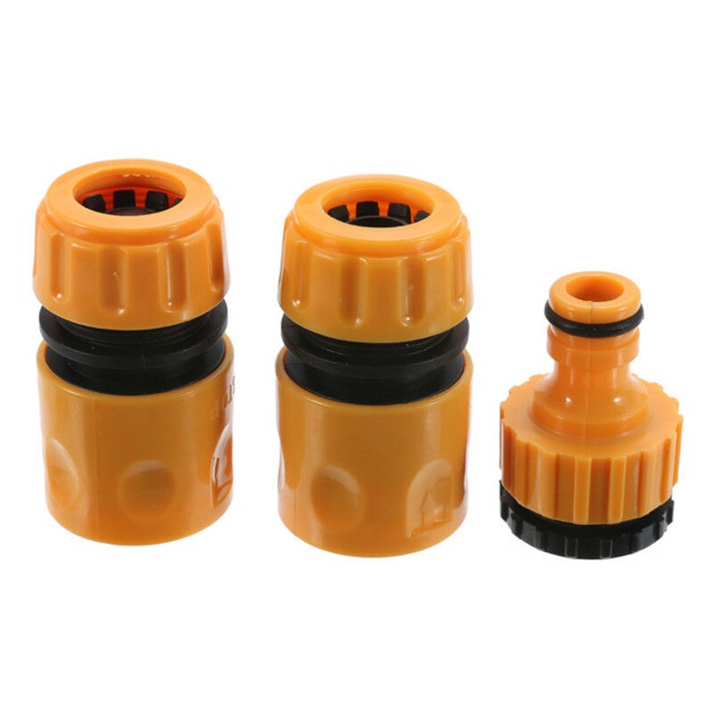 3pcs / set Adapter Konektor Selang Air 1 / 2 &quot;Untuk Irigasi Taman