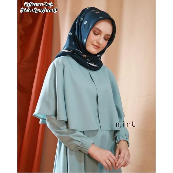 GAMIS SYARI ANNAJAH CAPUCCINO 900GR 110 140 ALLSIZE GAMIS SYARI BUSUI CADAR CREPE HQ POLOS MURAH I.