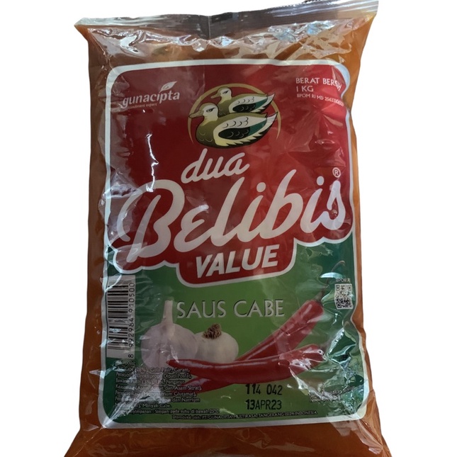 

Belibis saus cabe value bantal 1 kg