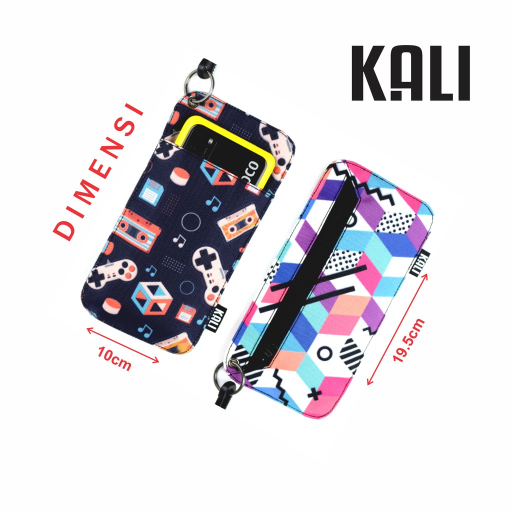 Hanging Phone Wallet Premium // Dompet HP ID Holder // Gantungan HP Leher Wanita Pria Motif - KALI.BDG