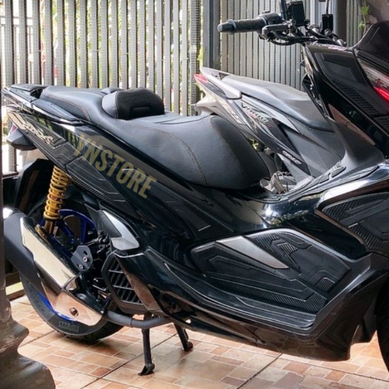 Cover jok Pcx 150 Modifikasi Kulit Mbtech Pcx 160 New