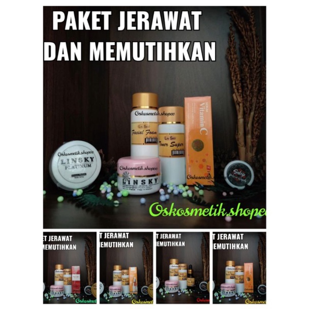 PAKET Cream Linsky PINK JERAWAT 1000% ORIGINAL BERSEGEL