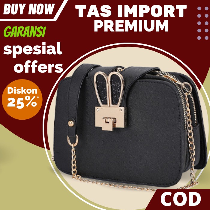 AF110 Tas Pesta Wanita Import Elegan Santai Mewah Terbaru Branded Selempang Remaja Batam Kekinian