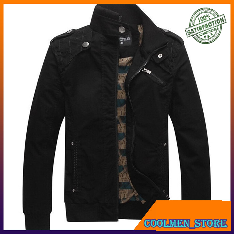 Jaket Parka Pria Original Import Men jacket Casual  cotton washed coats Army Military Outdoors
