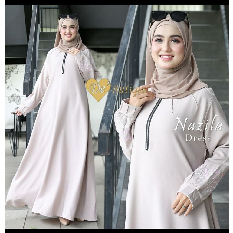 NAZILA ORI DEBUTIQUE/DRESS ONLY/BORDEL/ITY CREPE