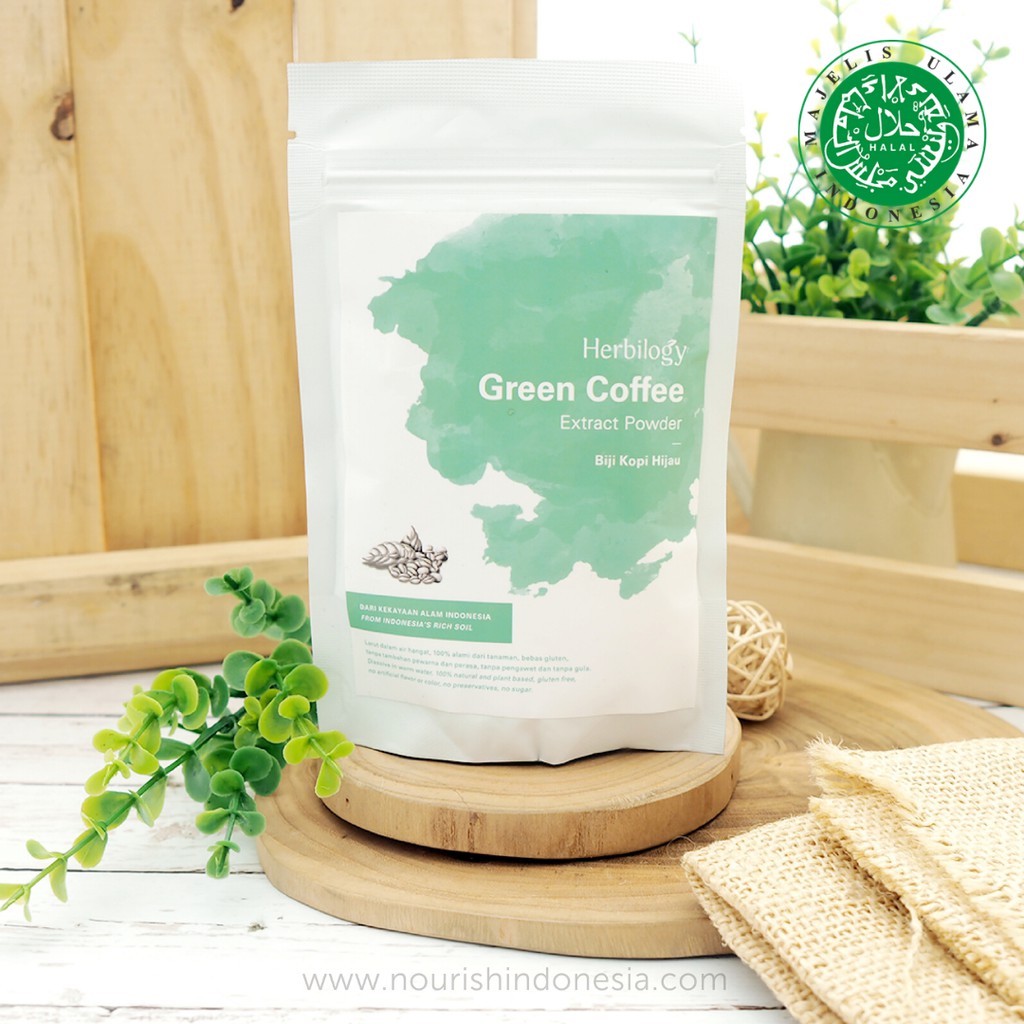 Herbilogy, Green Coffee Extract Powder (Biji Kopi Hijau)100gr