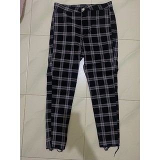 H M Plaid Pants Celana Kotak Kotak Shopee Indonesia H M Plaid Pants Celana Kotak Kotak Shopee Indonesia