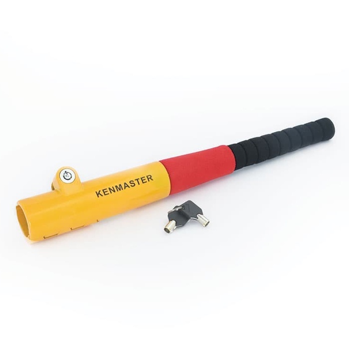 Kunci Stir 6036 / Kenmaster Kunci Pengaman Stir Mobil, Baseball Yellow