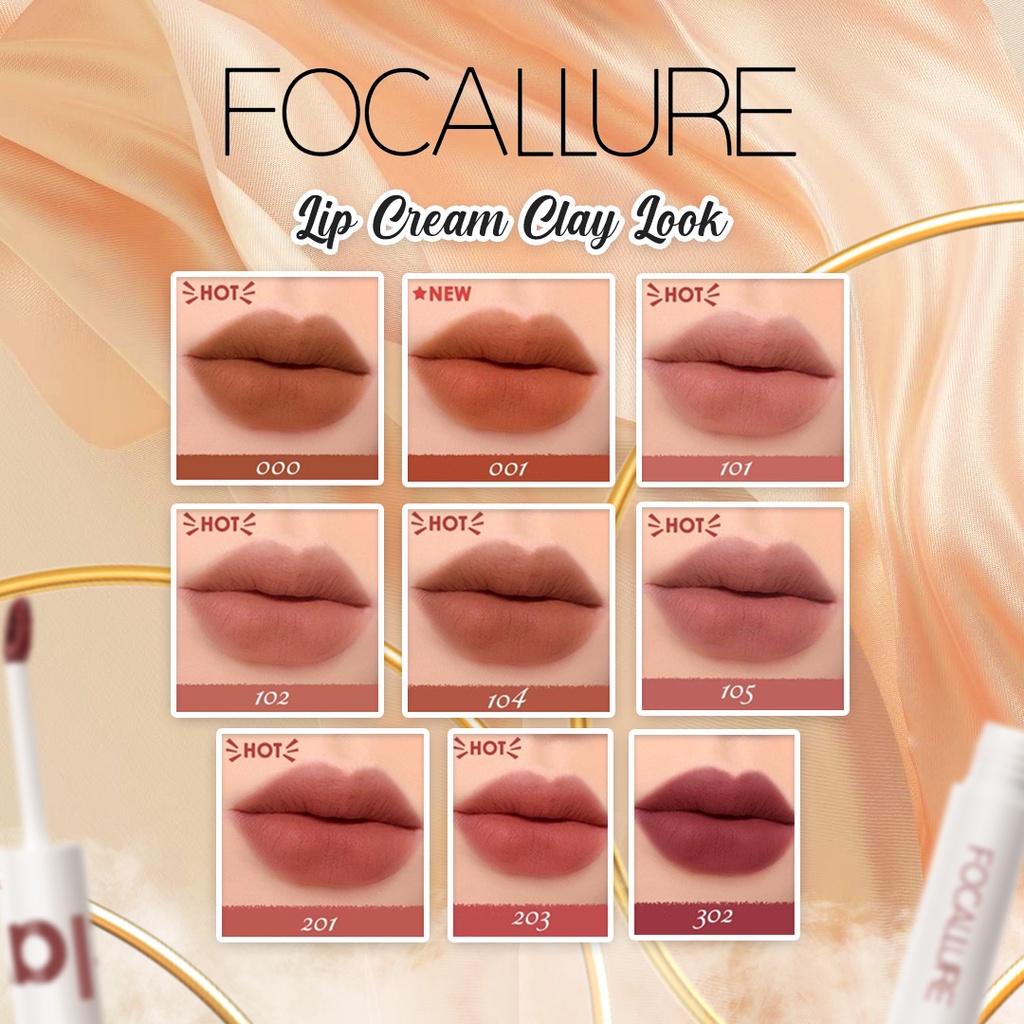 FOCALLURE LIPSTICK CREAM VELVET MIST LIP CLAY